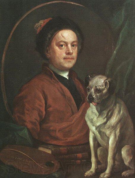 William Hogarth The Painter and his Pug